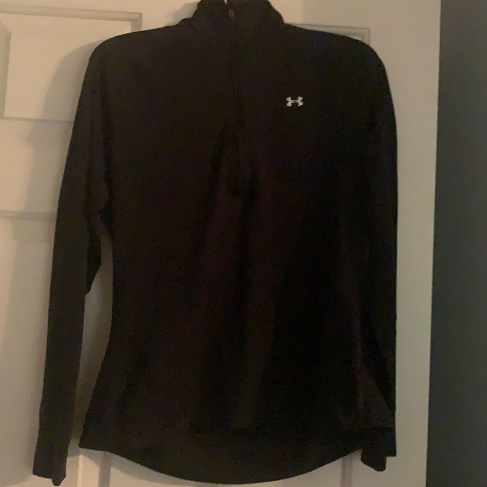 Zip up black jacket